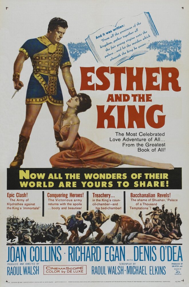 Эсфирь и царь (1960) постер