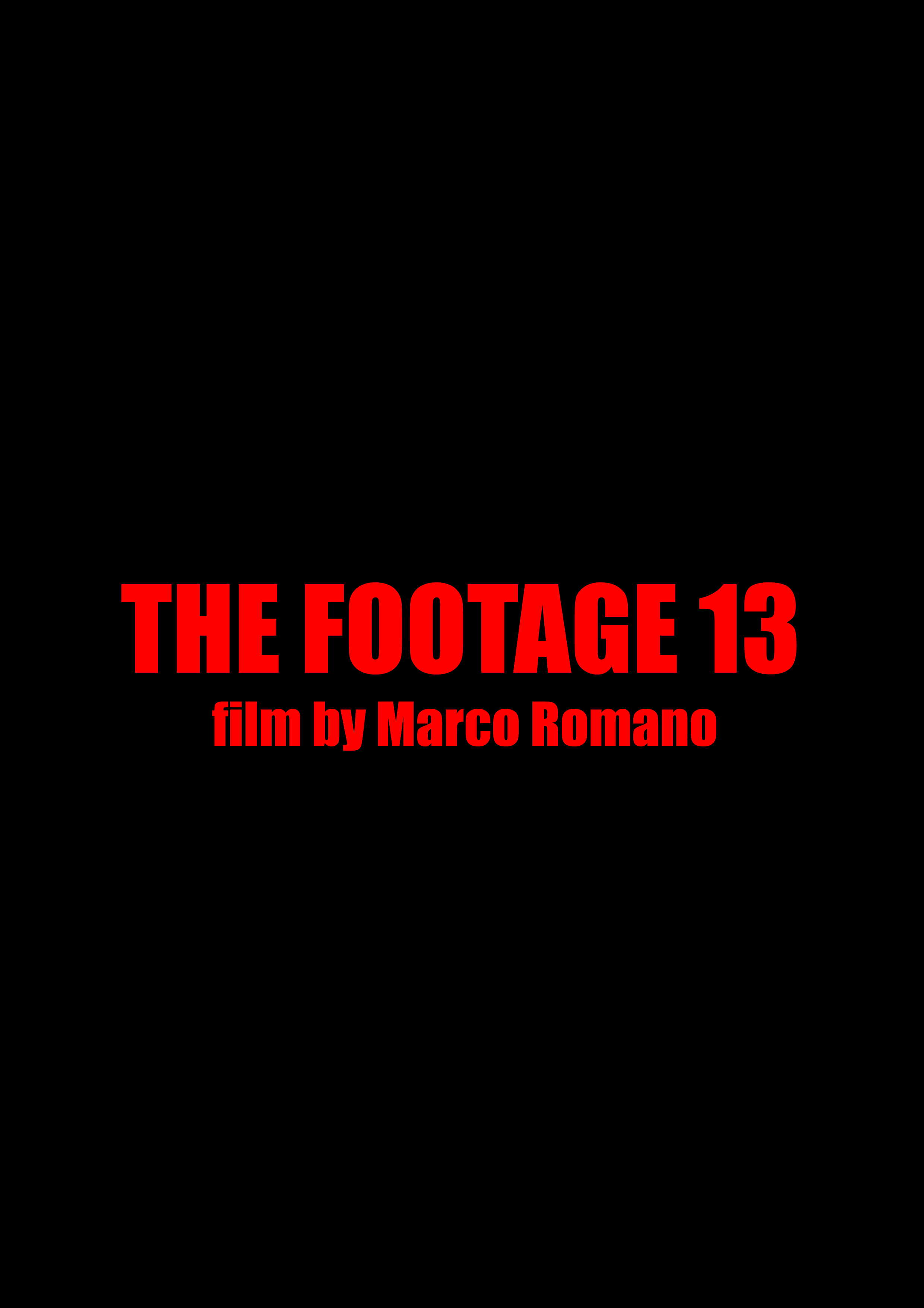 The Footage 13 (2016) постер