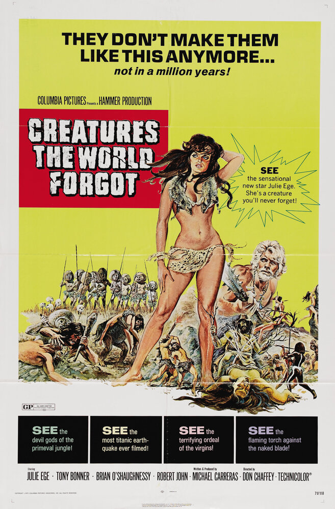 Существа, забытые миром (1971) постер