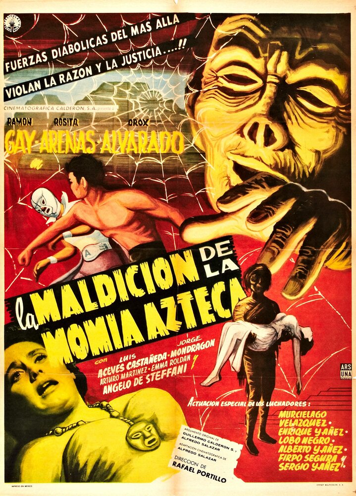 Проклятие мумии ацтеков (1957) постер