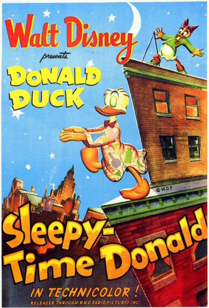 Дональд во сне (1947) постер