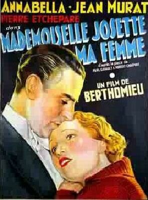 Мадемуазель Жозетта, моя жена (1933) постер