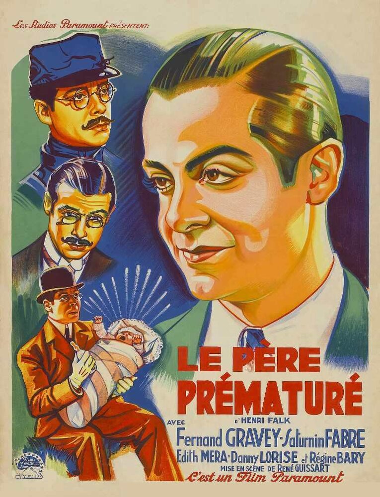 Le père prématuré (1933) постер