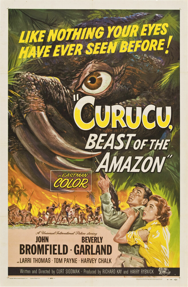 Куруку: Чудовище Амазонки (1956) постер
