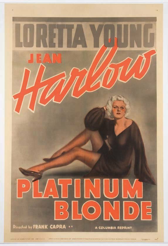 Платиновая блондинка (1931) постер