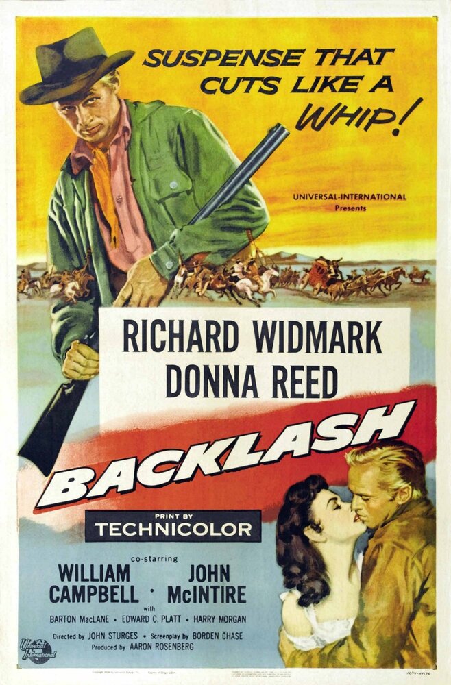 Ответный удар (1956) постер