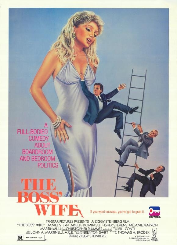 Жена босса (1986) постер