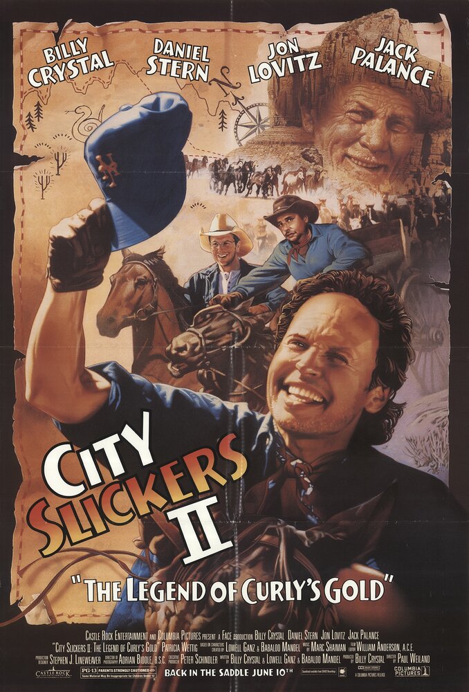 Городские пижоны 2: Легенда о золоте Кёрли (1994) постер