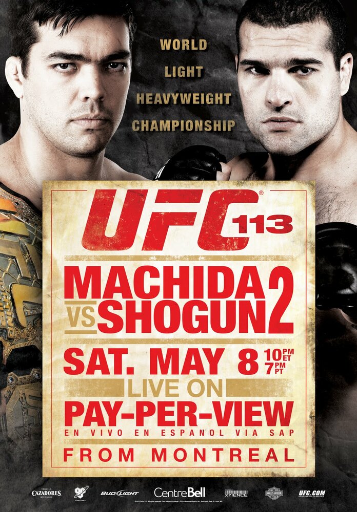 UFC 113: Machida vs. Shogun 2 (2010) постер