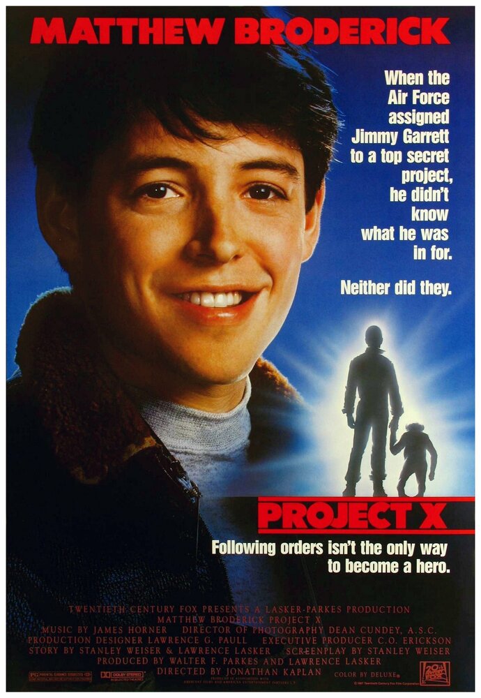 Проект Икс (1987) постер