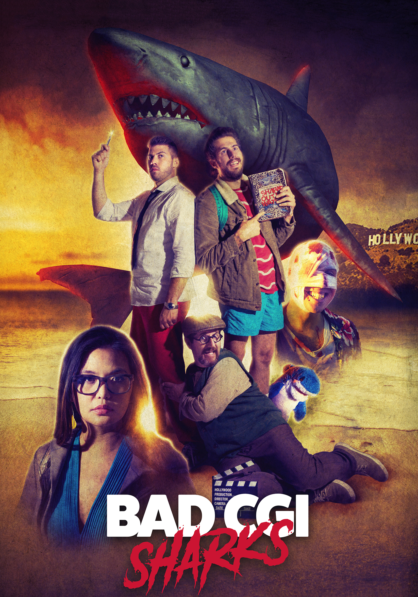 Bad CGI Sharks (2019) постер