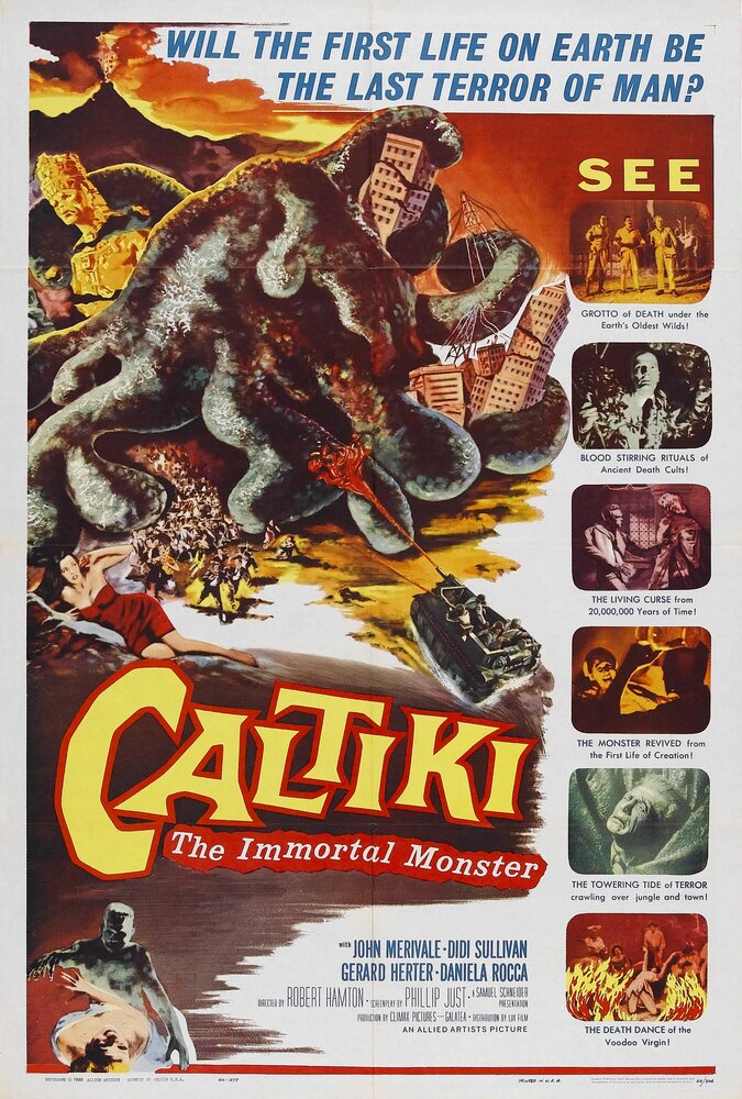 Калтики, бессмертный монстр (1959) постер