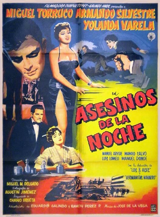 Asesinos de la noche (1957) постер