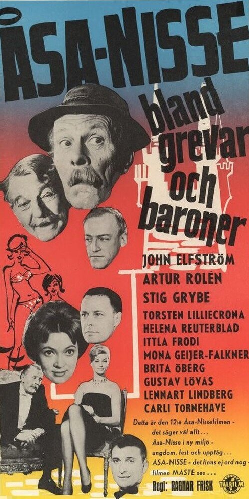 Åsa-Nisse bland grevar och baroner (1961) постер