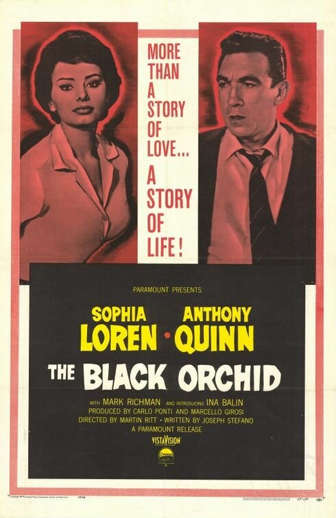 Черная орхидея (1958) постер